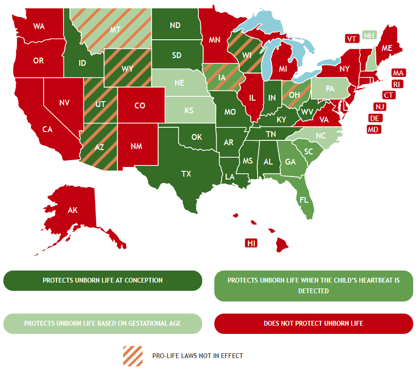 Map Abortion Laws Lg